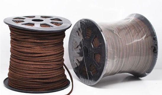 1 Roll95m 25mm15mm Fluwelen leer stof touw suede kasjmier ketting koorden DIY Materialen Accessoires 6868106