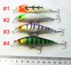 80pcs by ePacket Crankbaits Hard Baits Minow Fishing lures 8 5CM 10 3G 6hooks 85mm Minnow Fishing tackle MI068286O8102476