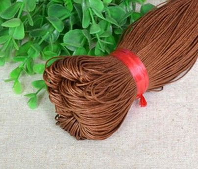 JLB 1 Roll240m 1mm Fashion Waxed Cotton Rope Bracelet/ Necklace Cord Beading Cords DIY Materials Accessories 