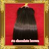 Elibess 14 "- 26" 1g Strand 100g Set Micro Ring Loop Remy Indian Human Hair Extensions Fabrikspris # 4 Medium Brown DHL Gratis