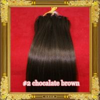 Wholesale - -300S/lot 12&quot;- 26&quot; Micro rings/loop remy Human Hair Extensions hair extention, #2 dark brown ,1g/s