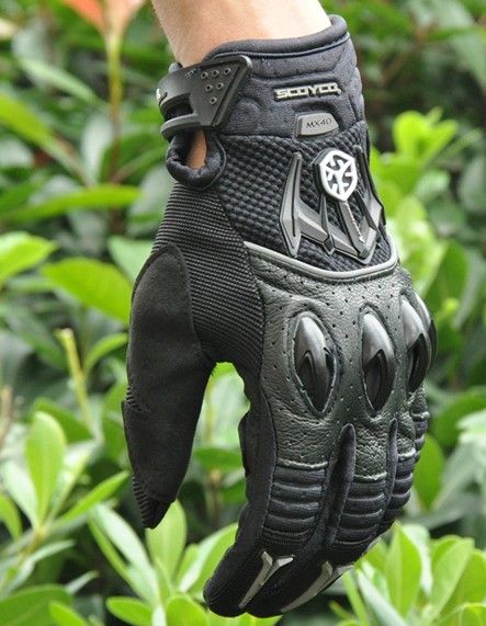 guantes de carreras SCOYCO MC40 motocicleta Moto guantes / guantes de protección avanzada / llenos del