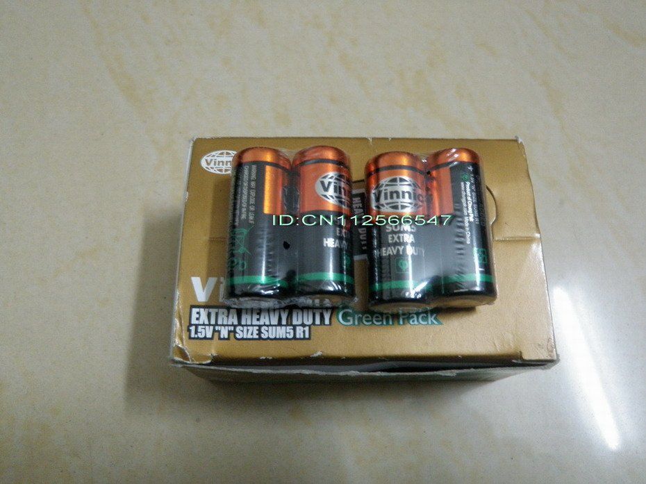 1.5V N Size SUM5 R1 Battery, Extra Heavy Duty Batteries From Pping, 1.