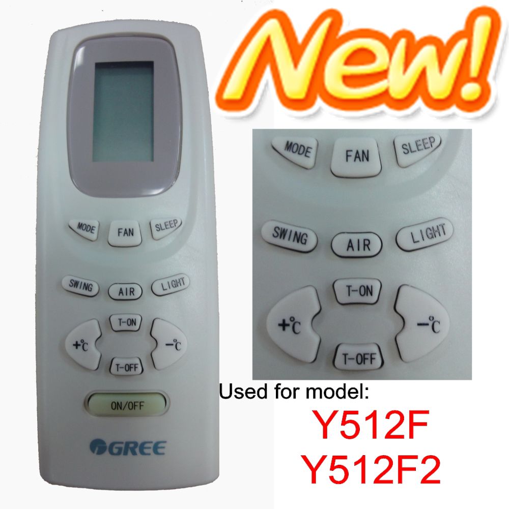 2019 GREE Air Conditioner Remote Control Y512F / Y512F2 GREE Air