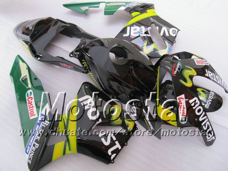 7GIFTS Wtryskarka Wróżki Zestaw do Honda CBR 600 RR 03 04 CBR600RR F5 2003 2004 Road Racing ABS Plastikowe Zestawy Flouring SQ41