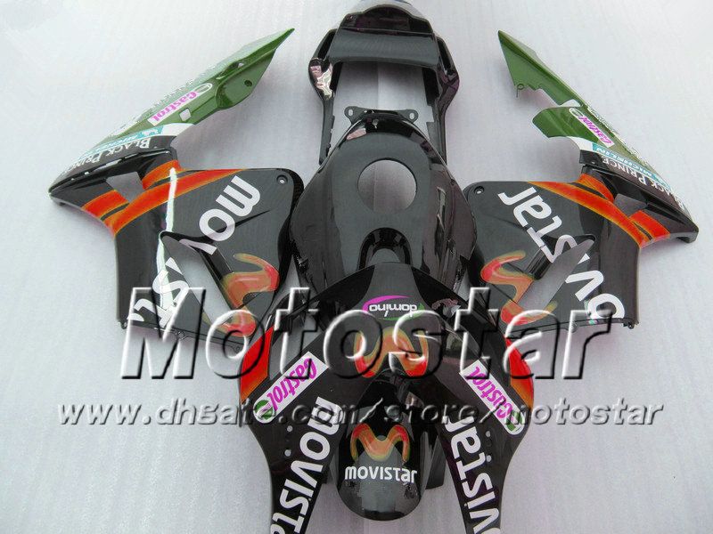 7 подарков инъекции обтекатели комплект для HONDA CBR 600 RR 03 04 CBR600RR F5 2003 2004 красный глянцевый черный abs обтекатель sq46