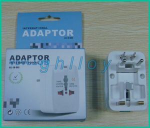 All in One adaptador de energia Universal, Adaptador Internacional, World Wide Travel Apator, plugue de alimentação adapte 30-50pcs up