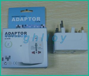 EUA AU UE REINO UNIDO Internacional mais de 150 país Adaptador de parede All In One adaptador de viagem 100 pçs / lote