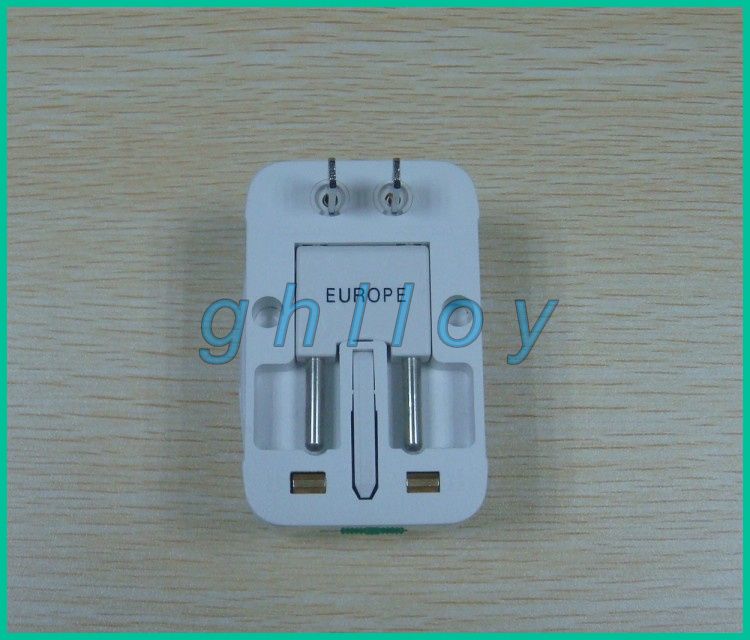 Universal Adaptador de Adaptador de Plugue Internacional ALL IN ONE AC Plug Power adaptador de Viagem 200 pçs / lote