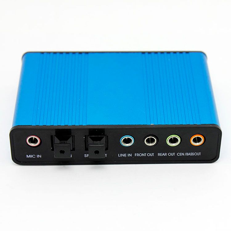 Laptop USB External Sound Card USB 6 Channel 5.1 Optical Controller