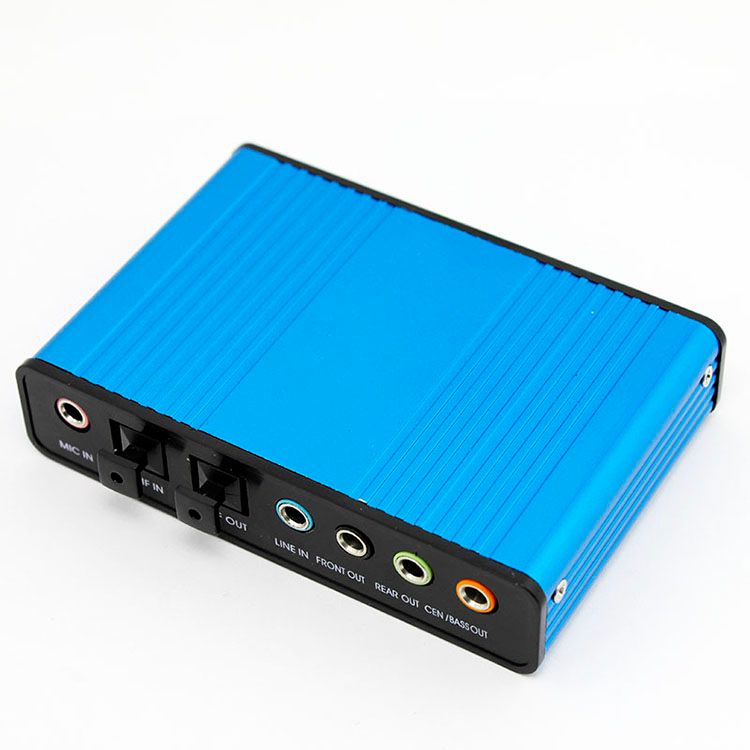 Laptop USB External Sound Card USB 6 Channel 5.1 Optical Controller