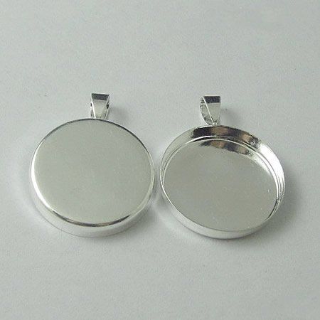 20mm silver plated