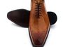 Men Dress shoes Oxfords Men's shoes Custom Handmade Shoes Genuine Calf Leather color Brown Hot sale HD-035