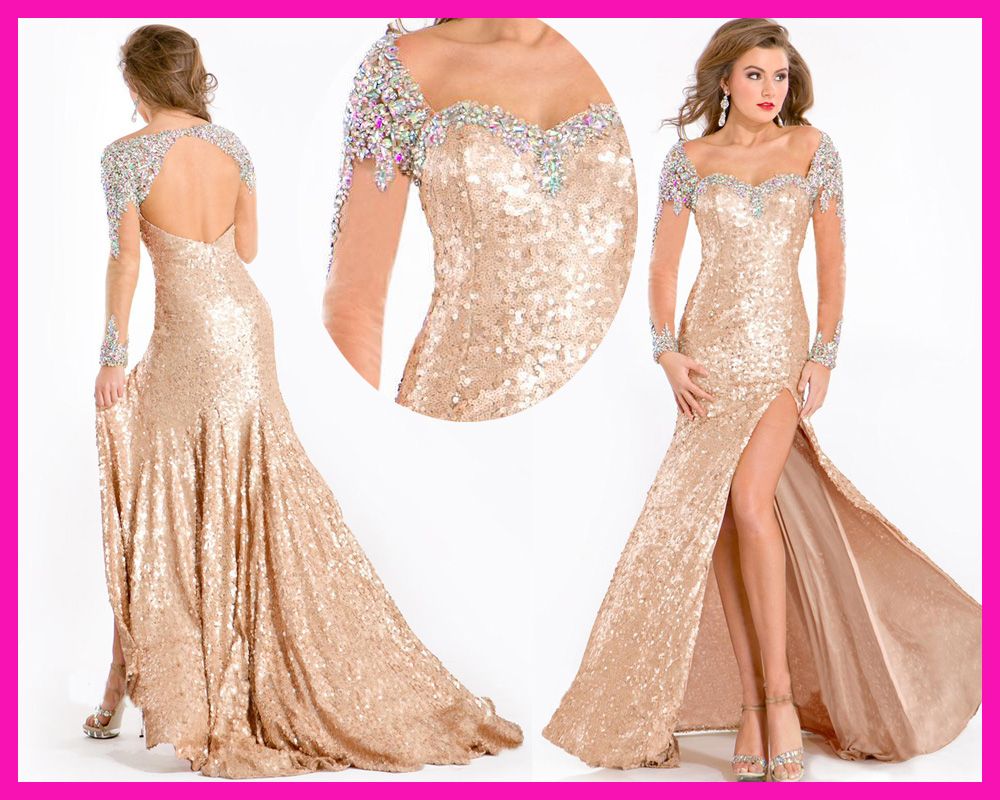 Gold Evening Gowns