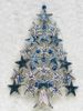 12pcs/lot Wholesale Crystal Rhinestone Enameling Christmas tree Pin Brooch Christmas gift party C550