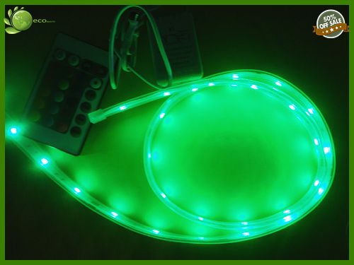 5M 300LED IP67 Tüp Su Geçirmez RGB 5050 LED STRIP Dış Mekan Işığı 24 Keyler IR Uzaktan Denetleyici 12V 5A Güç Adaptörü Noel GI2129396