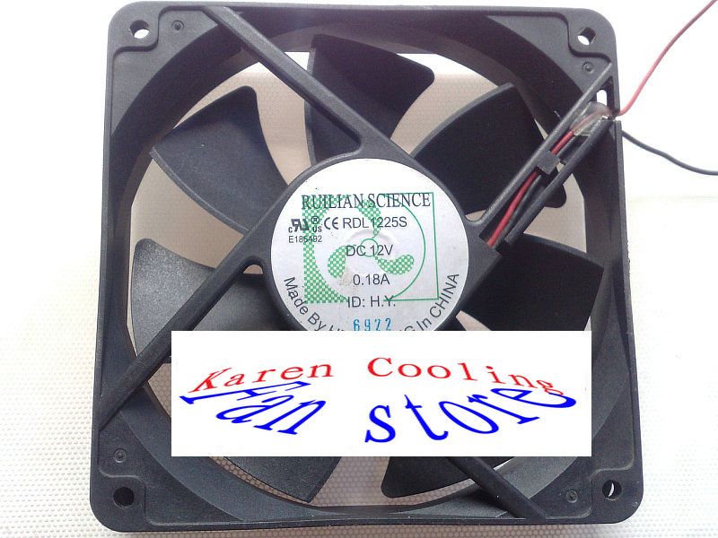 XINRUILIAN RUILIAN SCIENCE RDL1225S 12V 0.18A 12025 ventilateur 12CM EG12025H12B