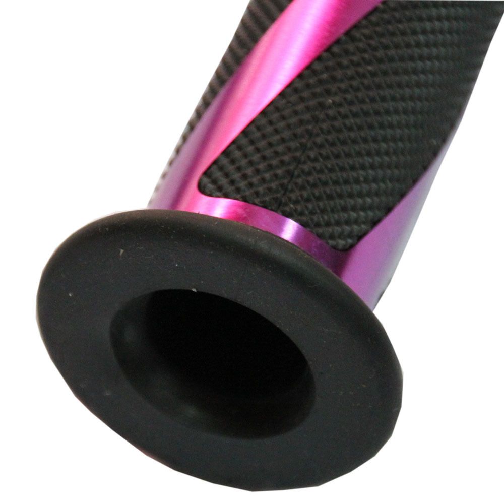 Motorcycle Dirt Bike 7/8Handlebar Bar End Aluminum Rubber Gel Hand