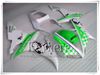 Populaire YZFR1 2002 2003 ABS en plastique YAMAHA kit de carénage YZF R1 02 YZF-R1 03 vert blanc moto de course pièces avec 7 cadeaux tp41