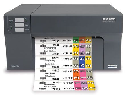 C//Y//M//BK Accessoires de qualité XWSQQ Haute Performance 10 Ensembles de puces à Usage Unique pour imprimante d/'étiquettes Primera LX900 RX900