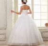 50 off Cheap Actual Image Elegant Ball Gown Strapless Floor Length Halter Beading Tulle Wedding Dress Gownthe same as picture05213468