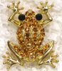 12pcslot entier en cristal en cristaux grenouilles broches de mode épingle de costume de mode Bijoux de bijoux C1794566577