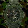 New Man Watch Canvas Materiał Wach Wach Armia Military Pilot Fabric Strap Sports Men039s Szwajcarski zegarek wojskowy 1549793394