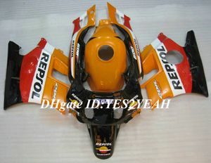 Honda CBR600F2 için motosiklet Fairing kiti 91 92 93 94 CBR600 F2 1991 1992 1994 ABS Turuncu kırmızı siyah Fairings set + Hediyeler HG06