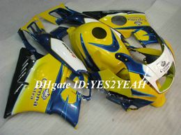 Motorcycle Fairing kit for Honda CBR600F2 91 92 93 94 CBR600 F2 1991 1992 1994 ABS Top Yellow blue Fairings set+Gifts HG07