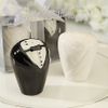 Gratis frakt + 50sets (50sets = 100pcs) bröllop giveaways brud och brudgum Keramiska saltpeppar Shakers bröllop favoriserar, bröllopsgåvor