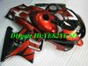 Kit de carenado de motocicleta personalizado para Honda CBR600F3 97 98 CBR600 F3 1997 1998 ABS plástico rojo negro carenados set + regalos HQ16