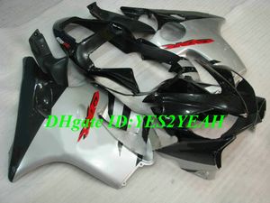 Комплект обтекателя мотоцикла для Honda CBR600F4I 01 02 03 CBR600 F4I 2001 2002 2003 ABS серебристо-черный комплект обтекателей + подарки HY13