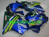 Kit carenatura moto per Honda CBR600F4I 01 02 03 CBR600 F4I 2001 2002 2003 ABS Set carene verde blu + regali HY15