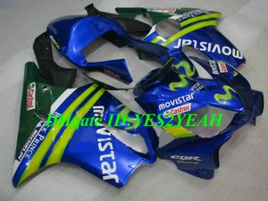 Motorcykel Fairing Kit för Honda CBR600F4I CBR600 F4I ABS Blue Green Fairings Set Presenter HY15