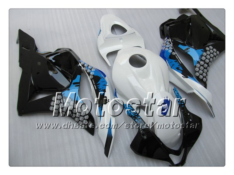 Формы для инъекций Мотоцикл обтекали для Honda CBR600RR F5 2009 2010 2011 CBR 600 RR 09 10 11 Синий белый черный обтекатель Kit ST7