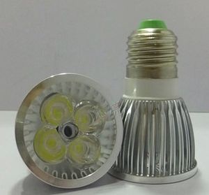 Darmowa Wysyłka Wysoka moc 12W 4x3W Ściemniana GU10 / MR16 / E27 / E14 Lampa LED Lampa Spotlight Led Bulb