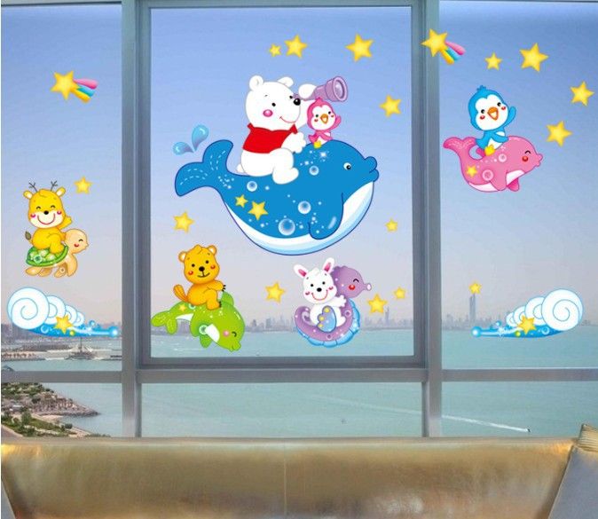 Images Of Sliding Glass Door Decals Losro Com Sliding Glass Door Decals 2018 New Hot Fashion Fish 3d