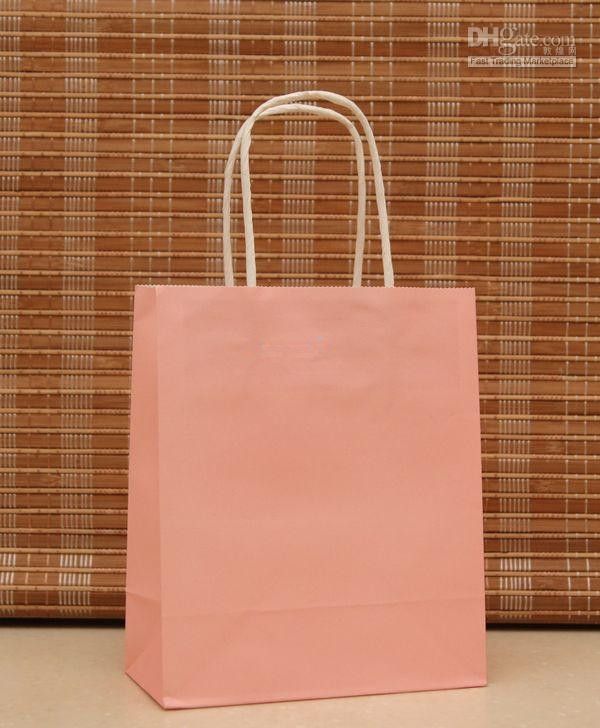 18*15*8CM Fashionable gift paper bag kraft paper bag Festival gift package NEW Blank gift paper bag XB1