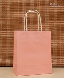 10 Colour Fashionable gift paper bag,kraft paper bag & Festival gift package, NEW Blank gift paper bag KD1