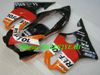 Kit de Carenagem de Motocicleta para Honda CBR600F4I 04 05 06 07 CBR600 F4I 2004 2007 ABS Vermelho laranja preto Carenagens + Presentes HY26