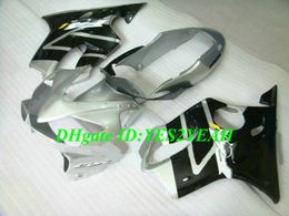 Motorcycle Fairing kit for Honda CBR600F4I 04 05 06 07 CBR600 F4I 2004 2007 ABS Silver black Fairings set+Gifts HY27