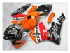 Bodywork Fairings för Honda CBR600RR F5 2005 2006 CBR 600 RR 05 06 CBR 600RR Glansig orange röd svart Repsol Fairing Set ST59