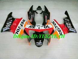 Motorcycle Fairing kit for HONDA CBR900RR 98 99 CBR 900RR CBR900 CBR 900 RR 919 1998 1999 REPSOL red orange Fairings Set+7gifts Hs29