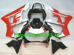 Injection Mould Fairing kit for Honda CBR900RR 929 00 01 CBR 900RR CBR900 2000 2001 Red white black Fairings set+Gifts HZ04