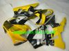 Kit de carénage de moulage par injection pour Honda CBR900RR 929 00 01 CBR 900RR CBR900 2000 2001 Ensemble de carénages Top Jaune noir + Cadeaux HZ08