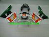 Kit carenatura per stampaggio iniezione per Honda CBR900RR 929 00 01 CBR 900RR CBR900 2000 2001 ABS Set carenature verde bianco + Regali HZ11