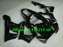 Injection Mould Fairing kit for Honda CBR900RR 929 00 01 CBR 900RR CBR900 2000 2001 ABS gloss black Fairings set+Gifts HZ01