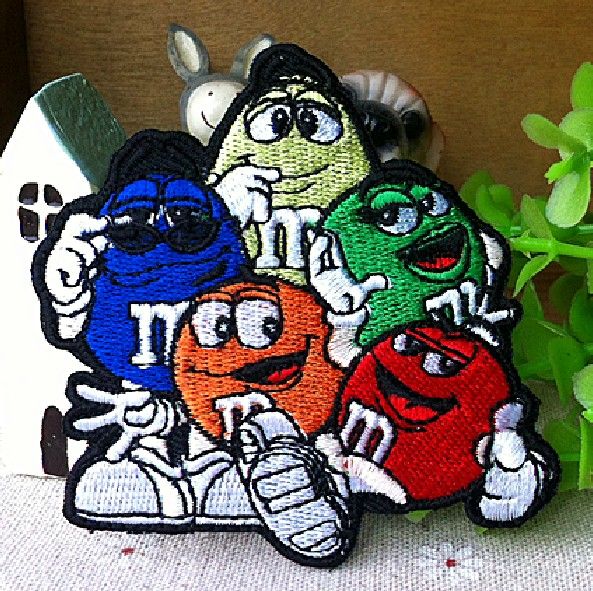 XEmbroidered M&M Sew On Or Iron On Patch Wholesale DIY Accessory