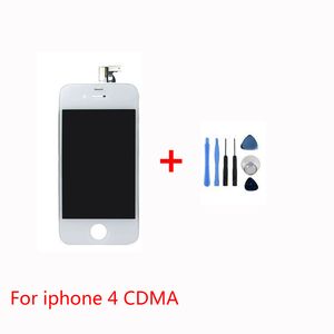 Wholesale iphone 4 resale online - Good Quality For iPhone CDMA White Touch LCD Screen Digitizer Replacement Frame Cover Open Tools Freeshipping