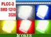 5color 1000pcs SMD 3528 (1210) 화이트 레드 블루 그린 노란색 LED 램프 다이오드 울트라 밝게